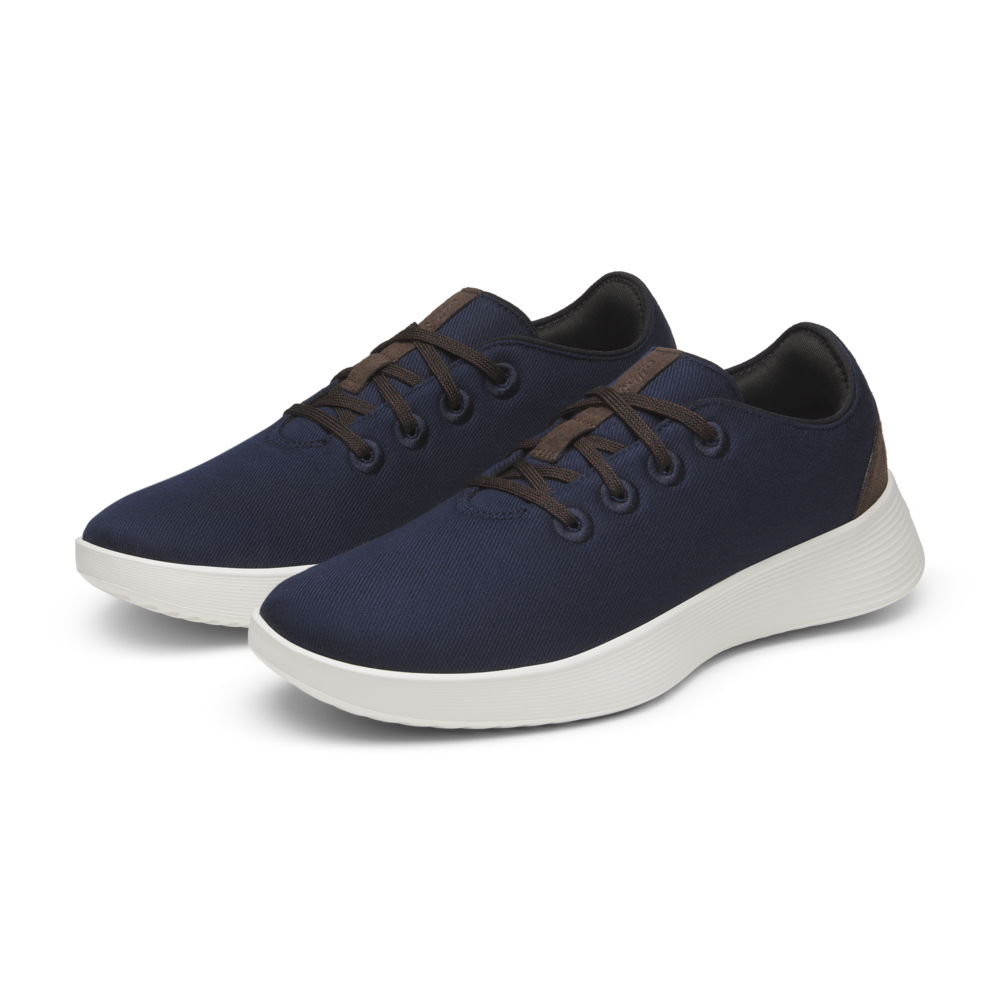 Women's Runner Go - Luxe - True Navy (Natural White Sole) - Image 4